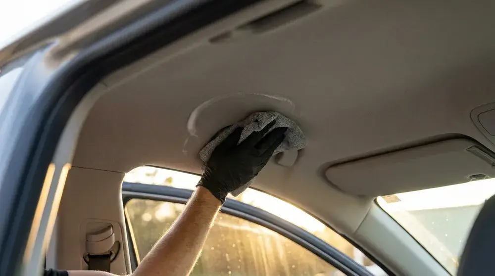 Clean headliner Fort Worth, spot-free roof lining
