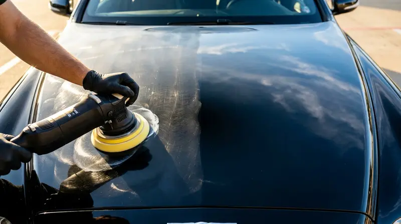 Two-step paint correction Fort Worth, deep gloss
